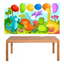 Banner Festa Painel Dino Dinossauro Baby 1,8x1,2 