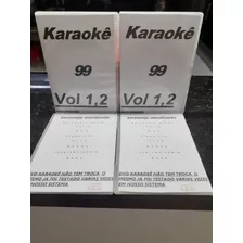 Dvd Karaokê 99 Vol 1,2 2 Dvds Letras E Vídeo 