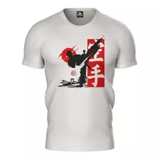 Camiseta Artes Marciais Karatê Branca Team Six