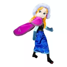 Boneca De Pelúcia Anna Frozen Disney 50cm Long Jump Ljp1435