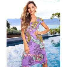 Vestido Micheli Estampado De Amamentar