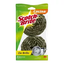 Pack 2 Esponjas Limpieza 3m Scotch - Brite Cocina Metálicas