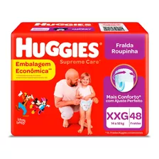 Fralda Huggies Supreme Care Hiper Xxg 48 Tiras