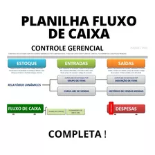 Planilha Excel Fluxo De Caixa - Atualizada A Melhor!