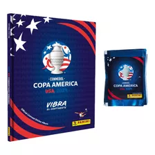 Figuritas Copa America 2024 Album Tapa Dura + 25 Sobres Fs