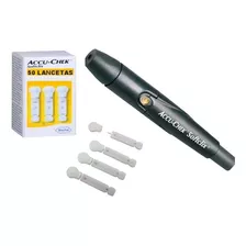 Accu Chek Softclix Lapicera Punzador Y Lancetas X 50 U