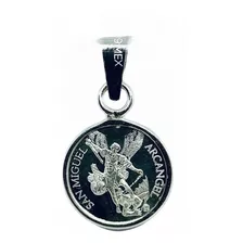Medalla De San Miguel Arcángel Lisa .999 Chica (deperlá)