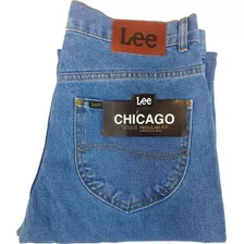 Calça Lee Chicago Masculina 100% Algodão Azul Claro