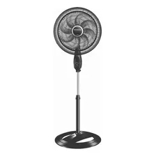 Ventilador De Coluna Pedestal Turbo 110v 127v Mondial Preto Vtx-40c-8p Com Regulagem De Velocidade E Altura