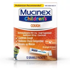  Mucinex Mini Derretidor Para Niños, Crema Naranja Para La T