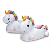 Pantufa 3d Unicórnio Adulta E Infantil Feminina Menina Top