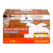 Bolsas De Basura Grandes Member´s Mark (210 Bolsas) De 49.2l