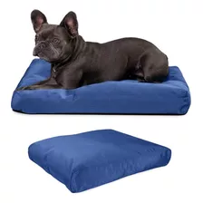 Cama Puff Rectangular Mascotas Perro Raza Mediana