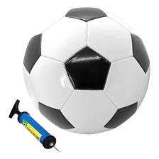 Kit Bola De Futebol Quadra/campo + Mini Bomba De Inflar