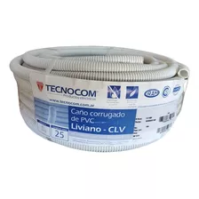 Caño Corrugado Ignifugo Normalizado Pvc 3/4 X 25mts Tecnocom