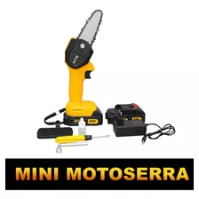 Mini Moto Serra Híbrida: Potência Portátil 1.5ah