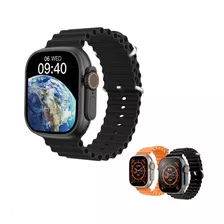 Relógio Smartwatch W68+ Ultra Nfc Tela 2.02 Bateria Durável
