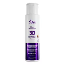 Matizador Magic Profissional Matizador 3d Platinum Branco Tom Platinum Branco