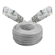 Cable De Red 5 Mts Con Fichas Rj 45 Armado Ethernet 
