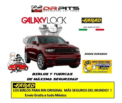 Birlos De Seguridad Dodge Durango Rt  (codigo Dch6m) Foto 3