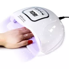 Lampara Uv Led Secado Uñas 80 W Profesional Manicura Doble ®