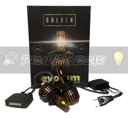 Focos Led Evolum Golden 22000 Lmenes H11,h7,h1,h3,9005,9006 Foto 6