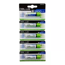 Pack 5 Pilas Recargables Aaa Dblue 1200mha / Tecnocenter