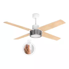 Ventilador Techo Moderno Platil Madera Plafon Led Protalia 