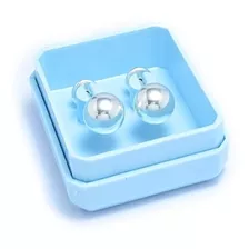 Aros Abridores Bolita 6mm Plata 925