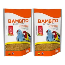 Kit 2 Ração Bambito Extrusado 500g - Biotron