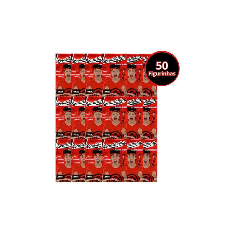 Pack com 50 figurinhas (10 envelopes) Figurinhas Luluca 2023 - PANINI