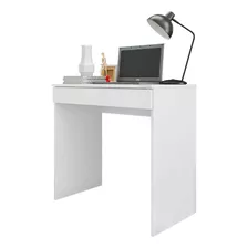 Mesa Escrivaninha 80cm Case Mdp Branco - Gran Belo