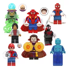 Set Spiderman Hombre Araña Armables Avengers Bloques Héroes