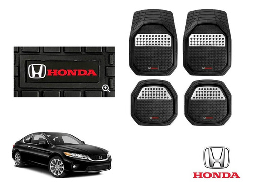 Tapetes 3d Logo Honda + Cubre Volante Accord Coupe 13 A 15 Foto 2