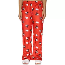 Pantalon Pijama Largo Mujer Animado Personajes Varios