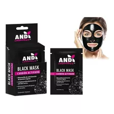 Mascarilla Facial And Con Carbon Activado Puntos Negros 6 Gr