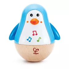 Sonajero Para Bebe Pingüino Musical Estimulación Temprana