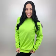 Moletom Liso Flanelado Feminino Blusa De Frio Em Promoção