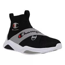 Zapatilla Champion Legend X Strap Cadete Negro