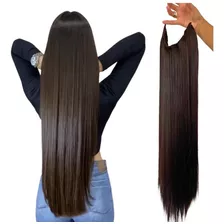 Aplique Cabelo Bio Humano Mágico Fio Invisível 70cm 150gr 