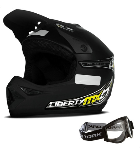 Compre Capacete Moto Cross Trilha Infantil Factory Edition Pro Tork Kids -  Sportbay