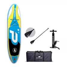 Tabla Stand Up Paddle Pathfinder 315 Remo Inflador Bolso Color Celeste/amarillo