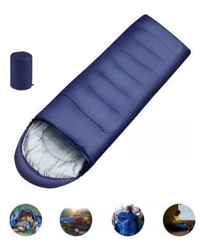 Saco De Dormir Portátil Para Acampar En Interiores Y Exterio