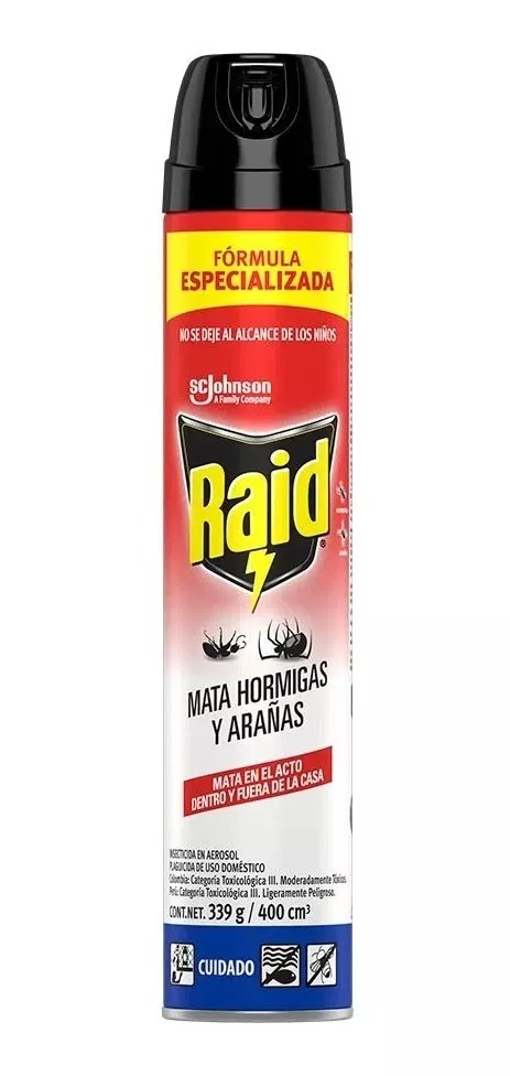 Raid Mata Hormigas Y Arañas - Unidad a $15990