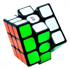 Cubo Mágico Profissional 3x3x3 Qiyi - Preto - Original