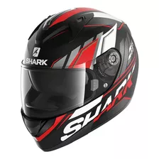 Casco Shark Ridill 1.2 Phaz Mat Negro/rojo