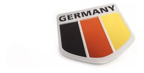 Emblema Bandera Alemania Aluminio P/ Volkswagen Audi Bmw Vw Foto 9
