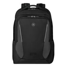 Mochila Portalaptop 17'' Essentials 2023 Xe Extent, Wenger Color Negro Diseño De La Tela Poliéster