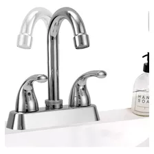 4 Llave Grifo Mezcladora Para Lavabo De Baño Cocina 2modos 