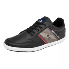 Tenis Mod 2375 Para Hombre American Polo Color Negro D1